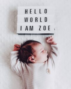 Hello world! Zoe is 10 days