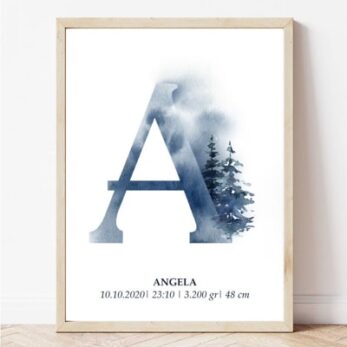 Poster so ime na dete | Постер со име на дете