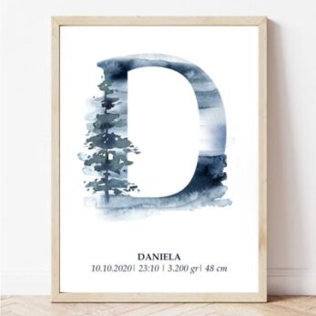 Poster so ime na dete | Постер со име на дете