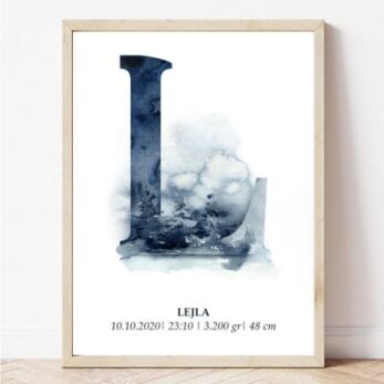 Poster so ime na dete | Постер со име на дете