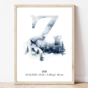 Poster so ime na dete | Постер со име на дете