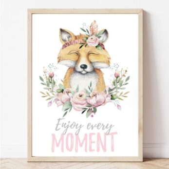 Постер за детска соба со лисица | Poster za detska soba so lisica