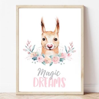 Постер за детска соба со Рис | Poster za detska soba so ris